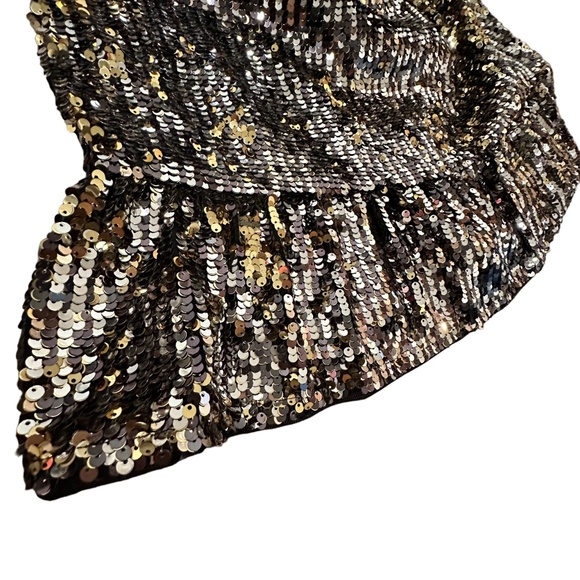 Aidan Mattox: Women's Metallic Sequin Cocktail Dress with Double Lining - Picture 5 of 5